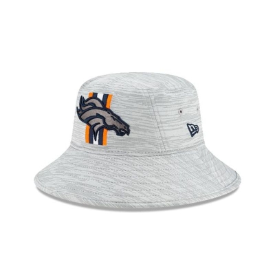 Denver Broncos Gorra | New Era Official NFL Training Stretch Bucket Hat Mexico - Naranjas